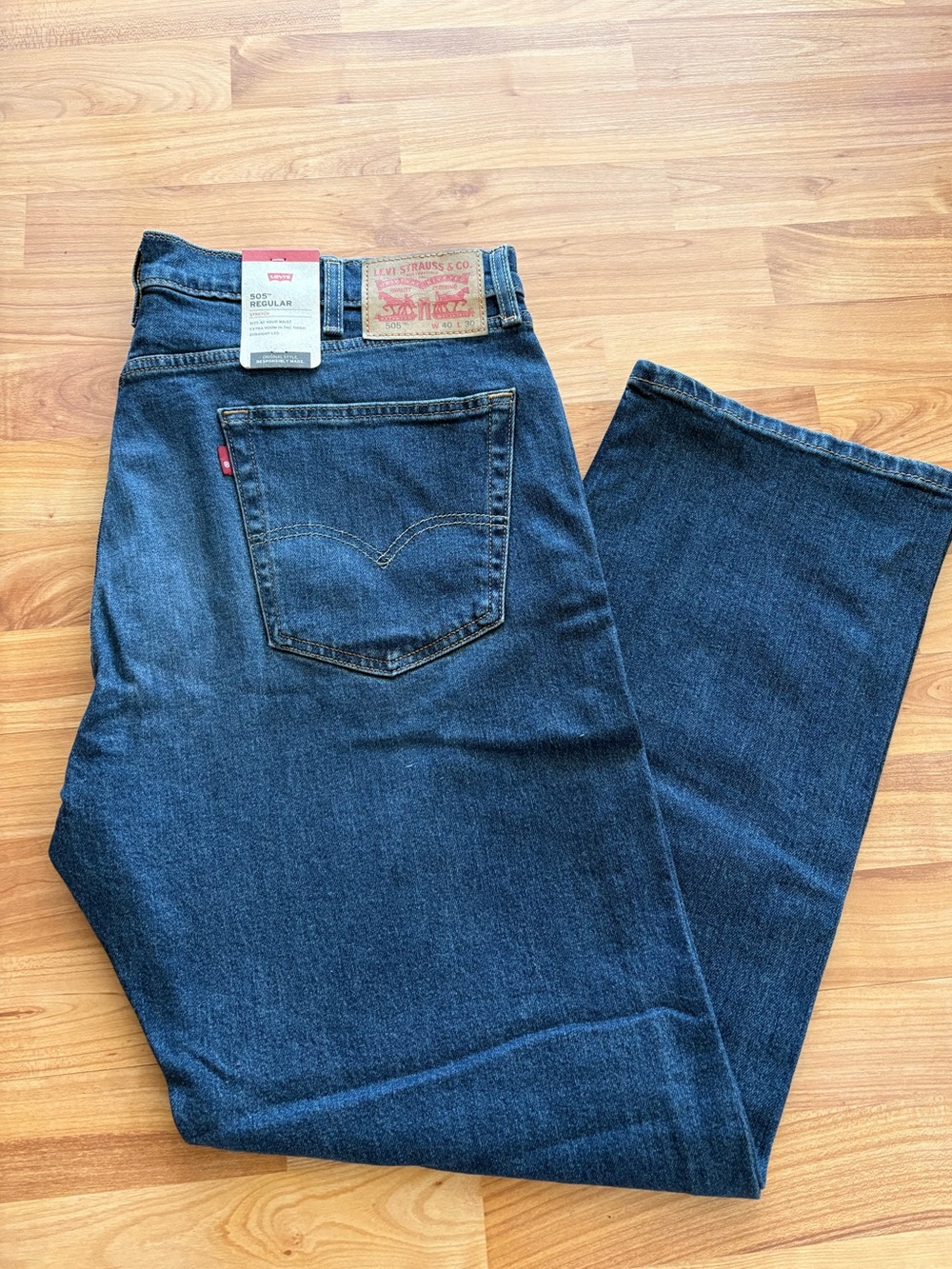 Levi's Regular Men's Jeans in Deep Blue Denim